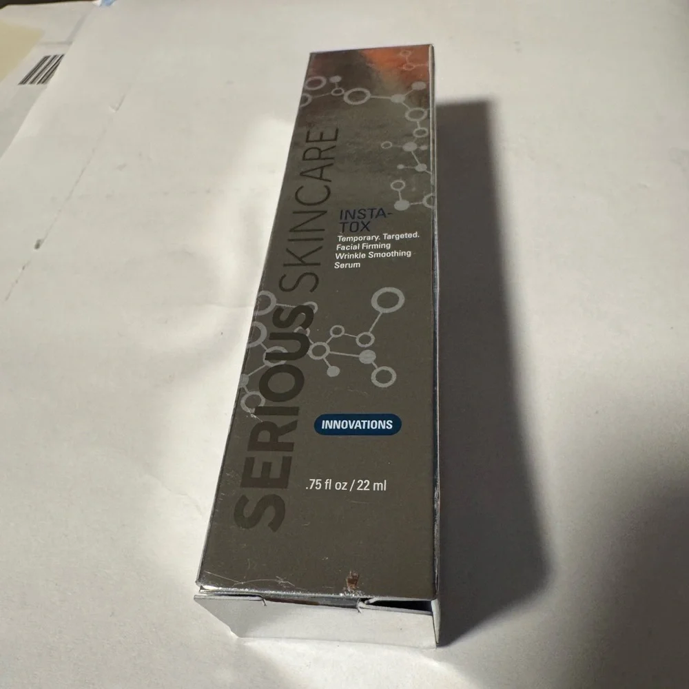 NWT Serious Skincare Insta Tox Serum Size .75 fl oz /22 ml